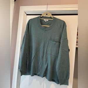 MADEWELL linen blend lightweight sweater